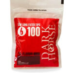 黑马长细长滤嘴 Dark Horse slim long filter 6*22mm 100s