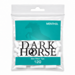 黑马薄荷细滤嘴 Dark Horse Menthol Slim Filter 6*15mm 120pcs
