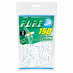 PURE 超长冰薄荷爆珠细滤嘴 Pure Super Long Crush Ice Menthol Slims Filter 6*24mm 150pcs