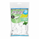 PURE 留兰香细滤嘴 (200粒)  Pure Super Slims Long Spearmint Filter 6*25mm 200s