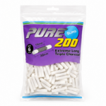 PURE 三倍活性炭细滤嘴 Pure Triple Charcoal Slims Filter 6*30mm 200pcs
