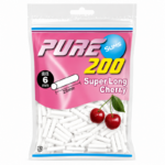 PURE 超长樱桃细滤嘴 Pure Super Long Cherry Slims Filter 6*25mm 200pcs