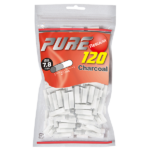 PURE 活性炭滤嘴 (120粒) Pure Regular Charcoal Filter 7.8*27mm 120s