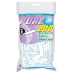 PURE 超长细薄荷滤嘴 (200粒)  Pure Slims Extreme Long Menthol Filter 6*30mm 200s