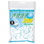 PURE 薄荷滤嘴 (200粒) Pure Slims Menthol Filter 6*18mm 200s