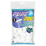 PURE 蓝莓薄荷细滤嘴 (200粒)  Pure Super Slims Long Berry Menthol Filter 6*25mm 200s
